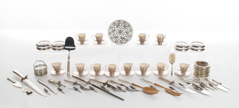 Lot 188: Sterling Silver Object Assortment