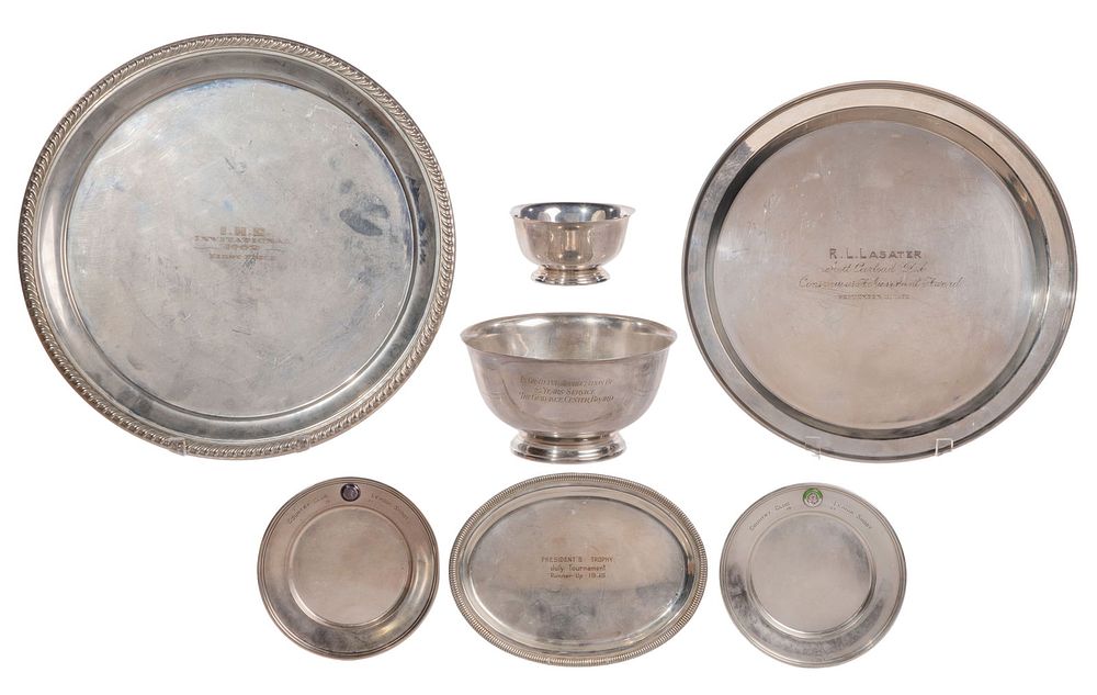 Lot 192: Sterling Silver Trophy Assortment