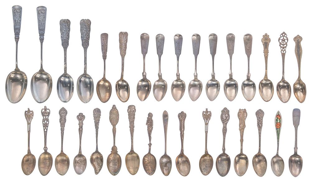 Lot 200: Sterling Silver Spoon Assortment