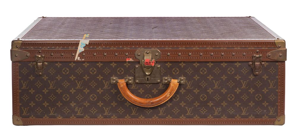 Lot 209: Louis Vuitton Monogram Hard Leather Alzer 80 Trunk