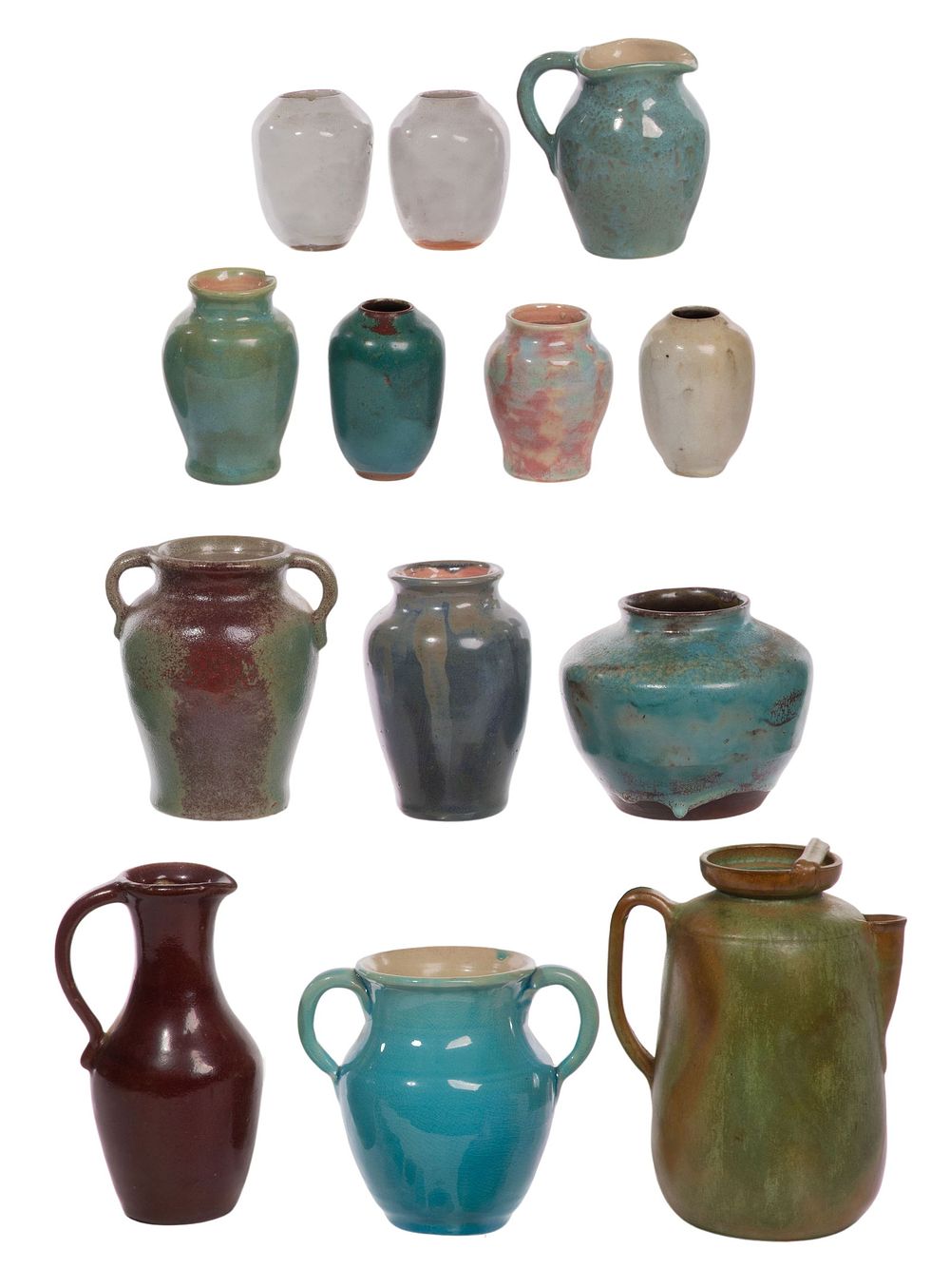 Lot 218: Pisgah Forest Pottery and Jugtown Ware Assortment