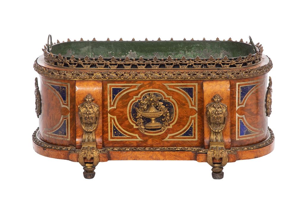 Lot 228: Louis XVI Wood Jardiniere