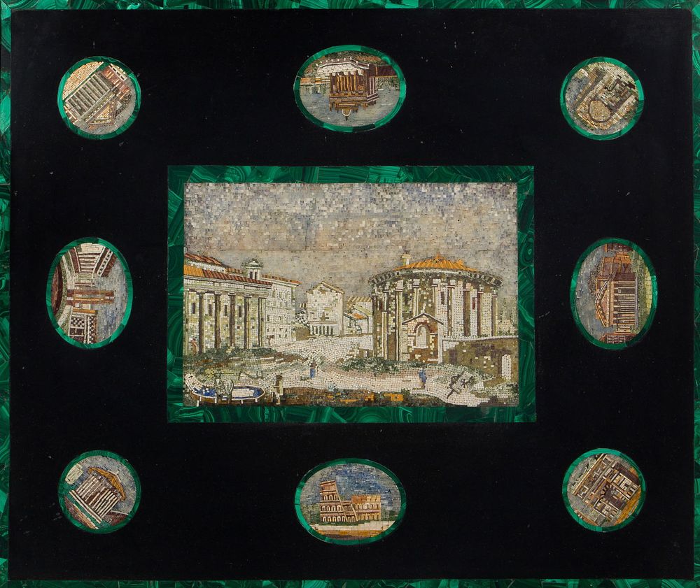 Lot 229: Italian Micro-Mosaic Plaque