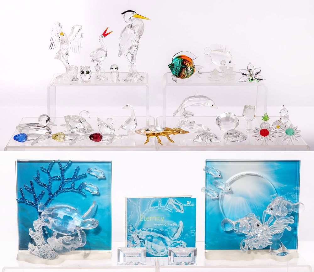 Lot 240: Swarovski Crystal Figurine Assortment