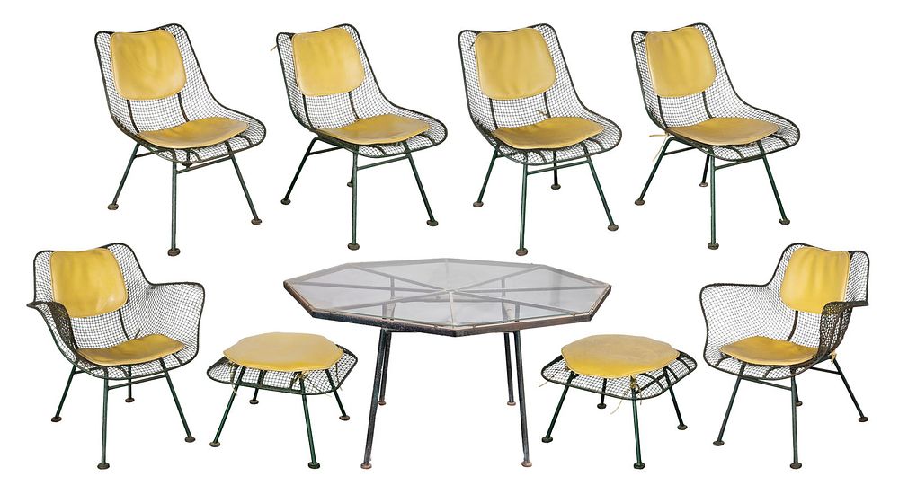 Lot 248: Russell Woodard Patio Set