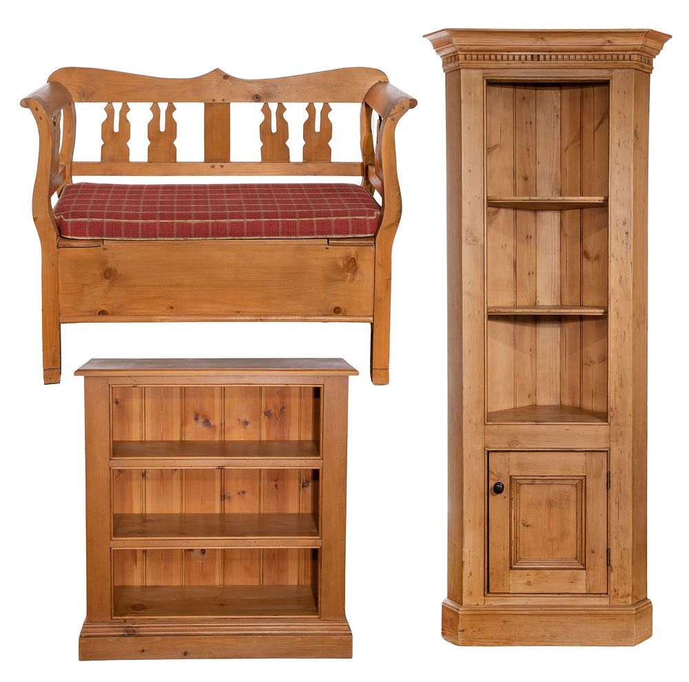 Lot 262: Pine Furniture Assortment
