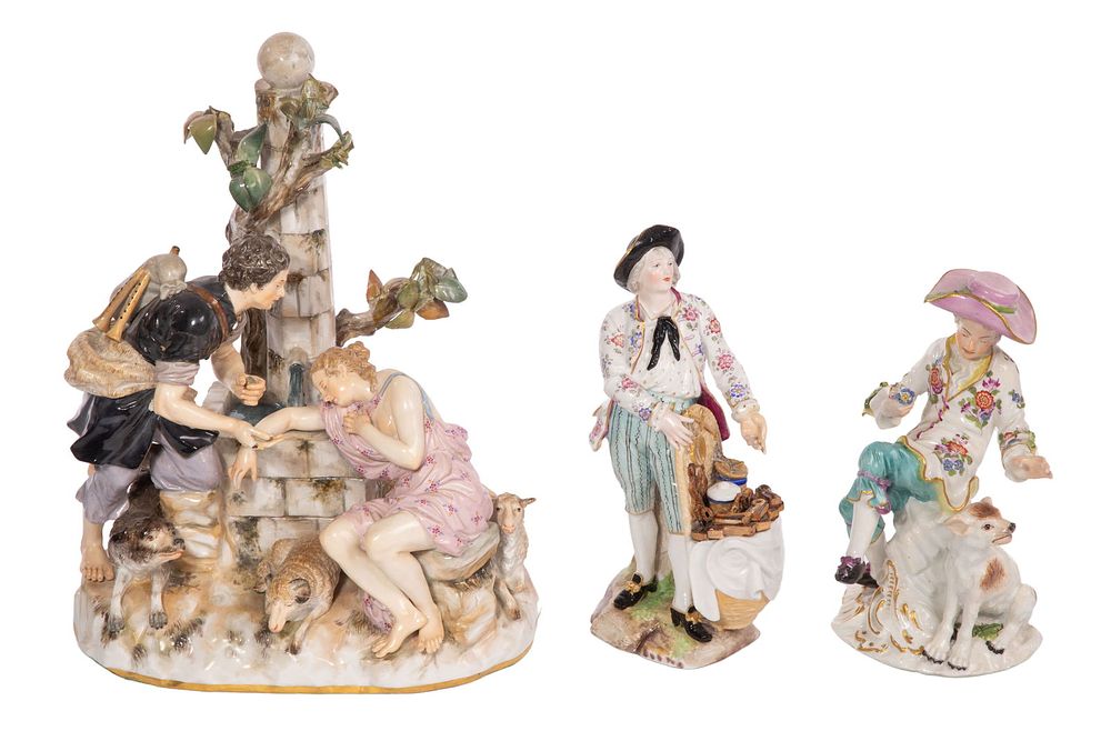 Lot 155: Meissen Porcelain Figurine Assortment