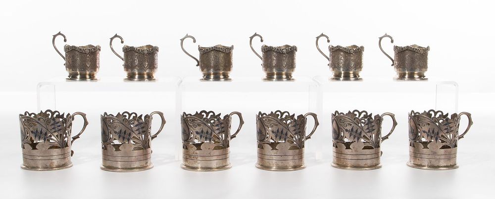 Lot 193: Persian Silver Assortment