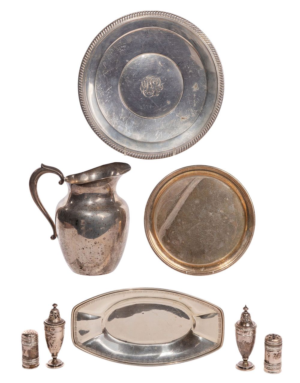 Lot 197: Sterling Silver Hollowware Assortment