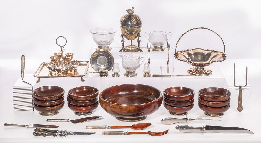 Lot 209: Sterling Silver and Silverplate Assortment