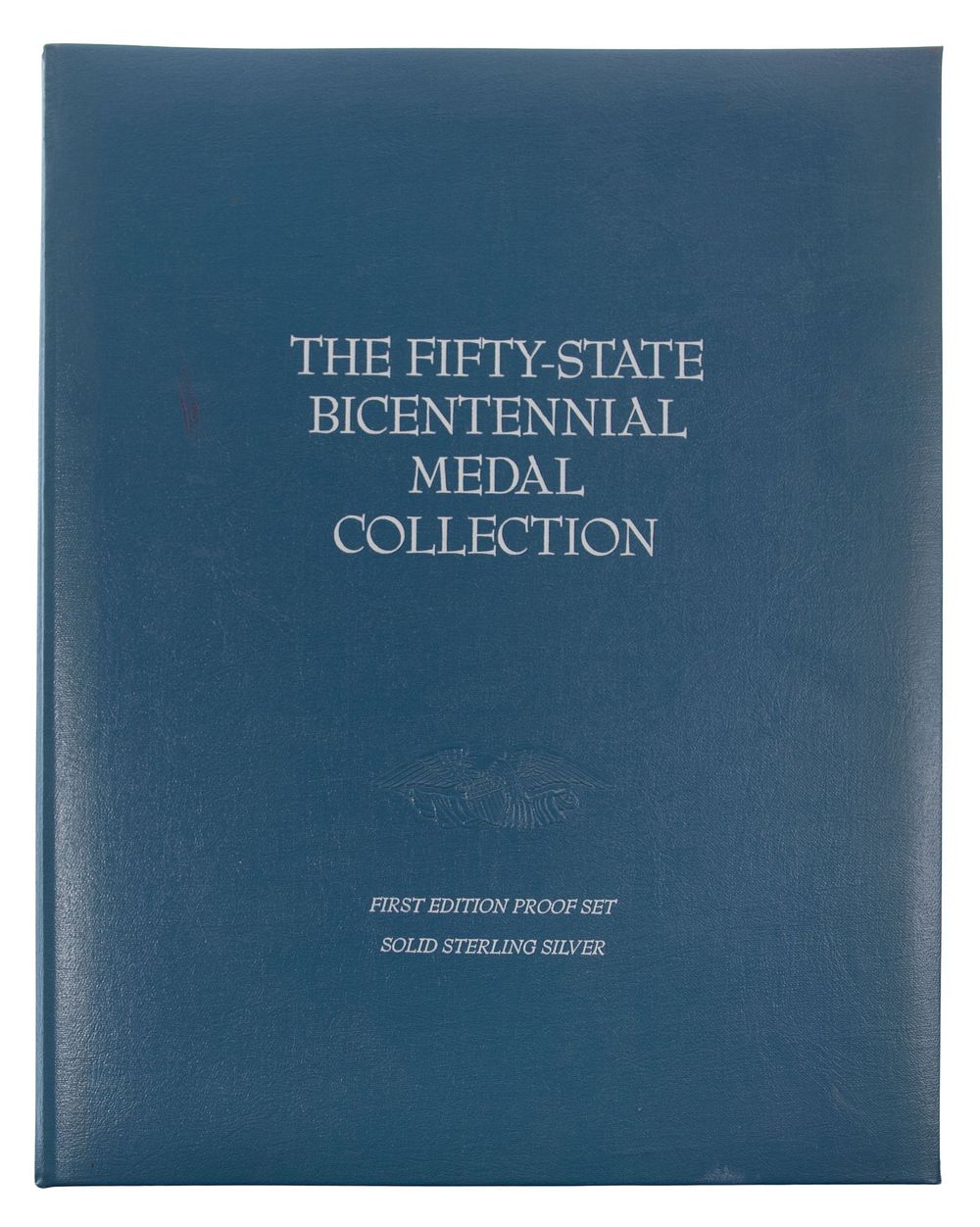 Lot 214: Franklin Mint The Fifty-State Bicentennial Sterling Silver Medal Collection