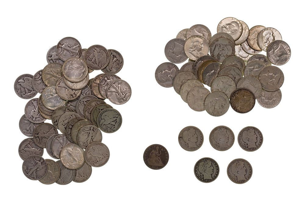 Lot 215: Silver Half Dollar Assortment