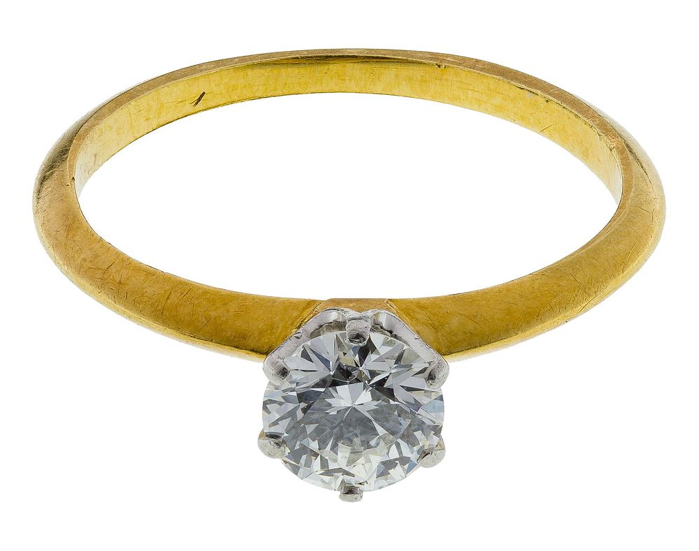 Lot 221: Tiffany & Co 18k Gold and Diamond Ring