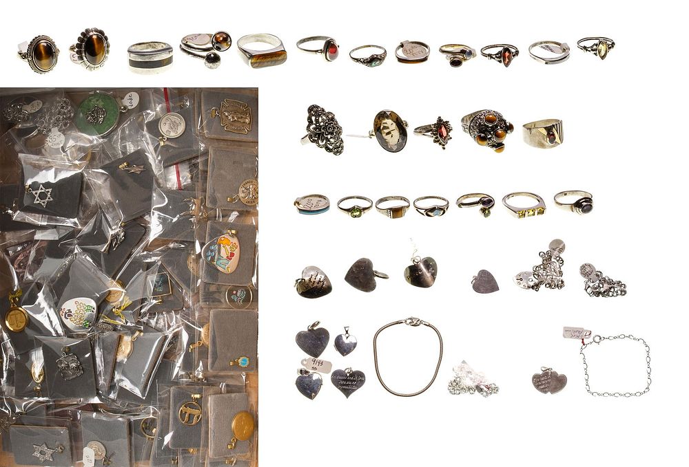 Lot 247: Sterling Silver, Gold Filled and Costume Jewelry Assortment