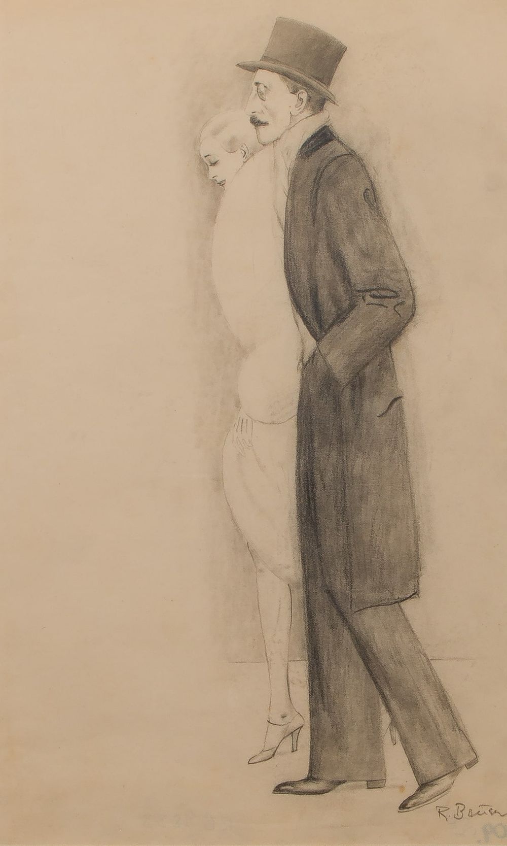 Lot 152: Rudolf Bauer (German, 1889-1953) Graphite Sketch