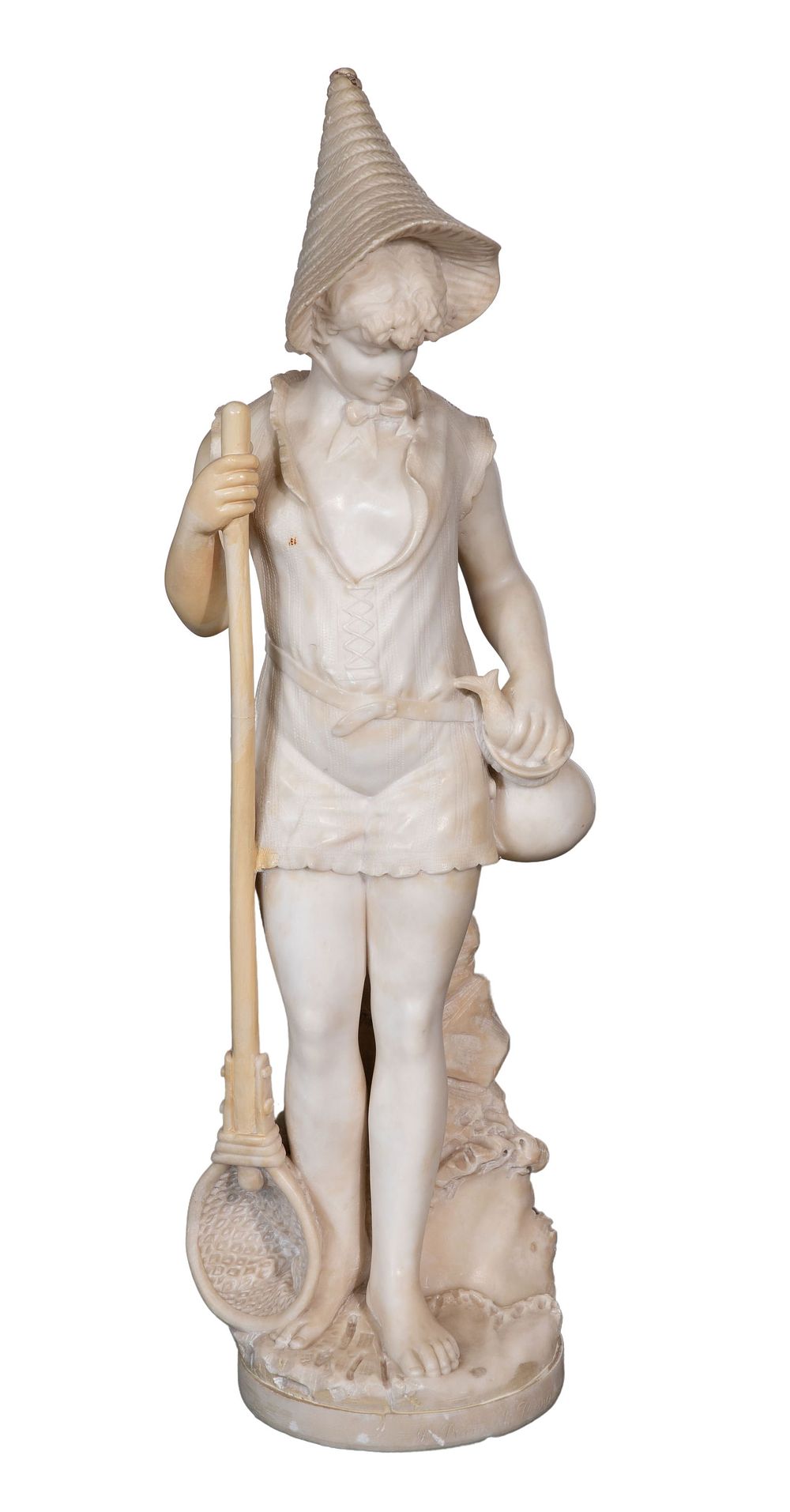 Lot 158: Pietro Bazzanti (Italian, 1825-1895) Carved Marble Sculpture