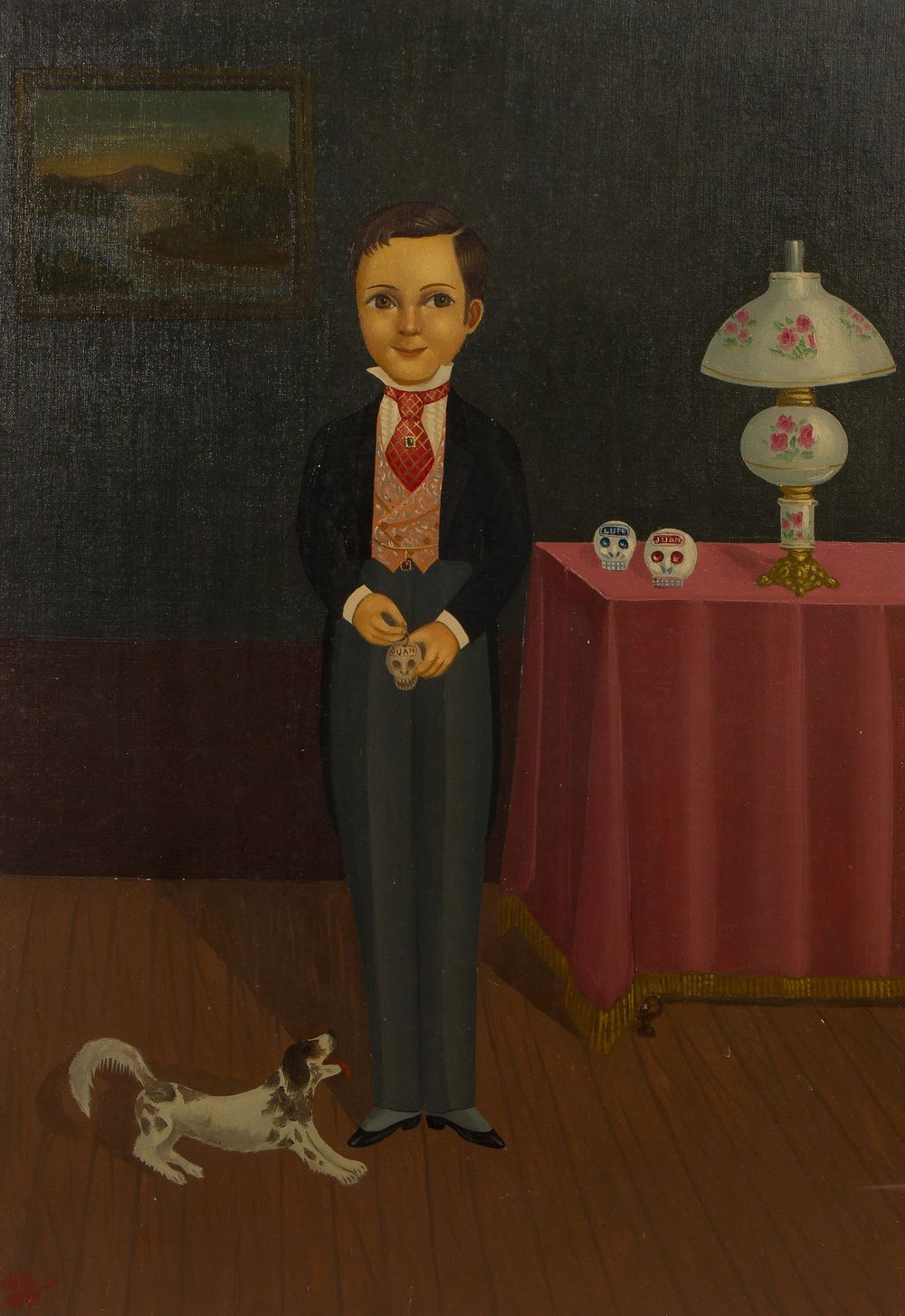 Lot 162: Horacio Renteria Rocha (Mexican, 1912-1972) Oil on Canvas