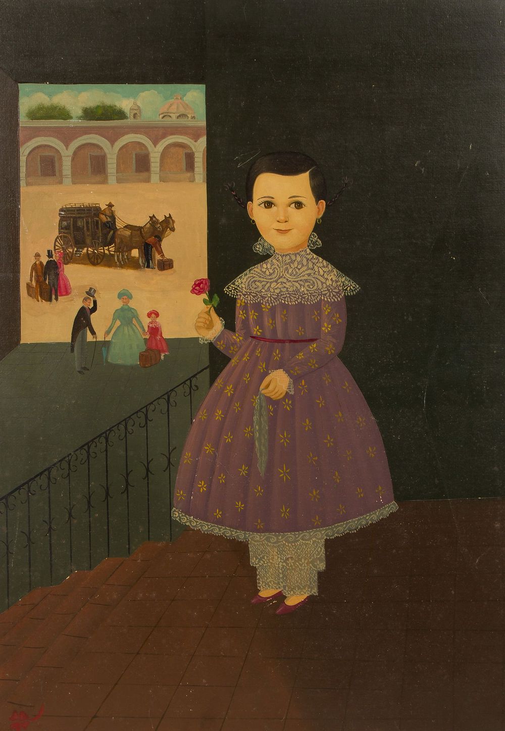 Lot 163: Horacio Renteria Rocha (Mexican, 1912-1972) Oil on Canvas on Board