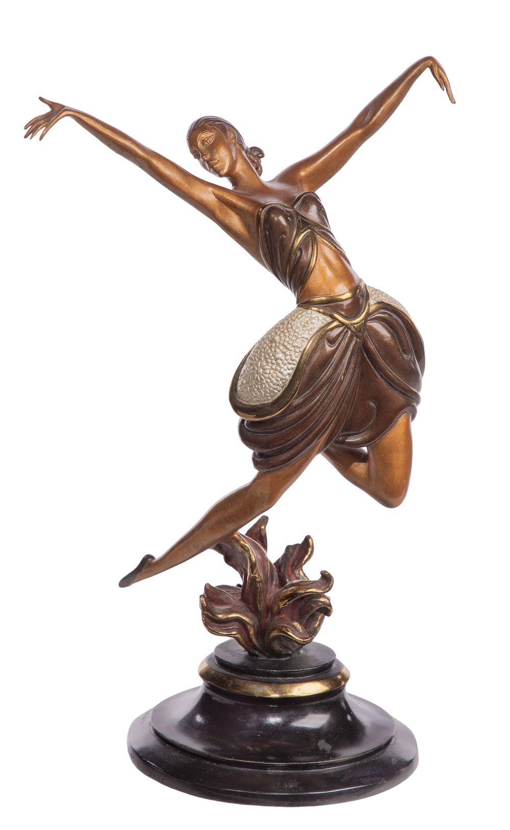 Lot 164: Romain de Tirtoff 'Erte' (Russian / French, 1892-1990) 'La Danseuse' Sculpture