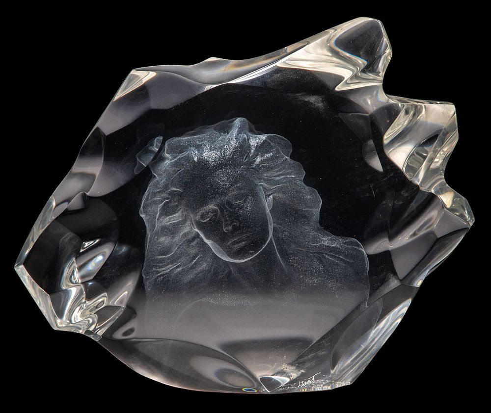 Lot 170: Frederick Hart (American, 1943-1999) 'Iluminata I' Acrylic Sculpture