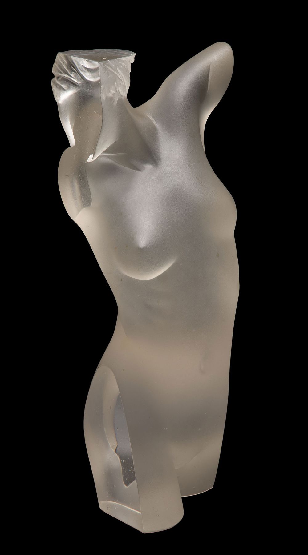 Lot 171: Frank Gallo (American, 1933-2019) 'Galatea' Glass Sculpture