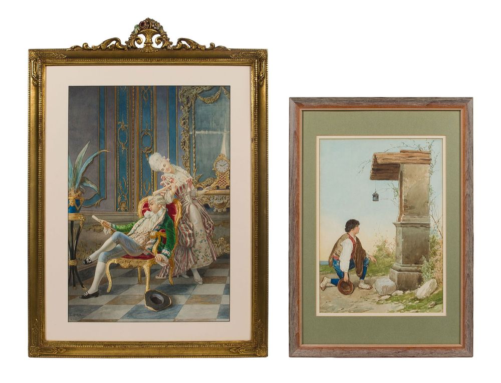 Lot 183: Italian Watercolors