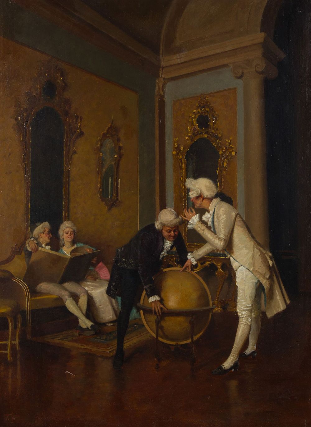 Lot 188: Tito Conti (Italian, 1842-1924) Oil on Board