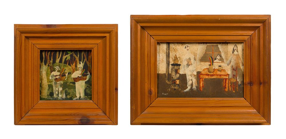 Lot 189: Harry Bilson (Icelander, b.1948) Oils on Board