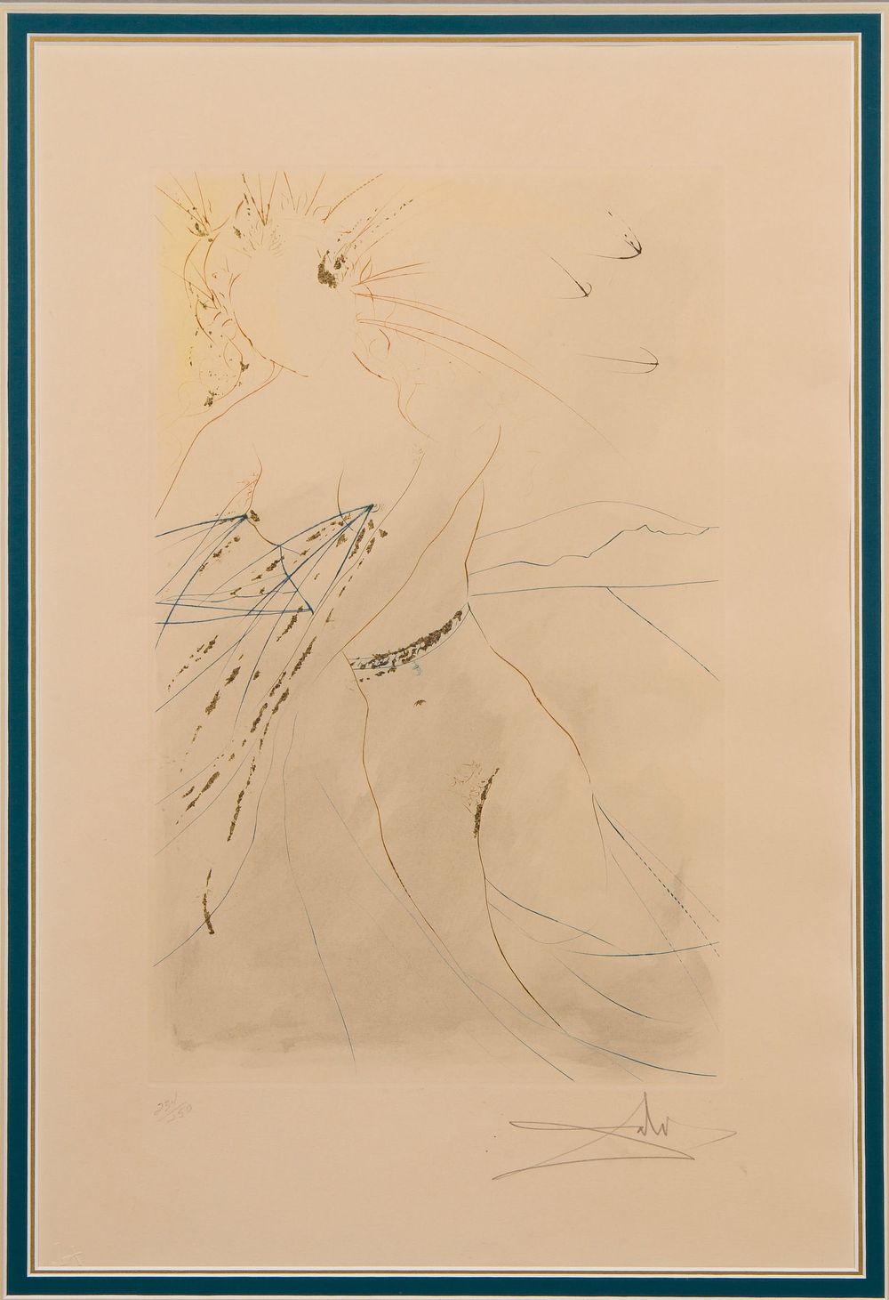Lot 201: Salvador Dali (Spanish, 1904-1989) 'Thou Art All Faire' Etching