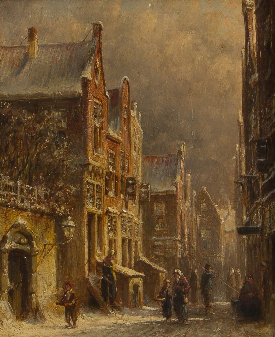 Lot 207: Petrus Gerardus Vertin (Dutch, 1819-1893) Oil on Board