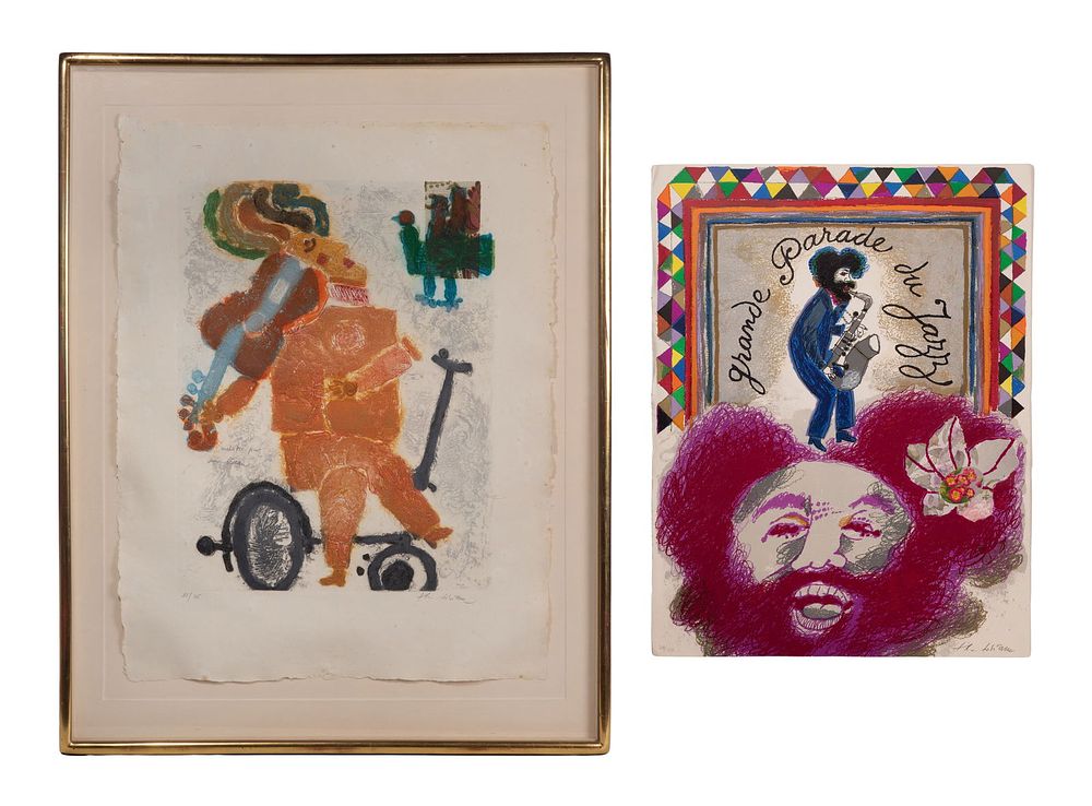 Lot 215: Theo Tobiasse (French, 1927-2012) Prints