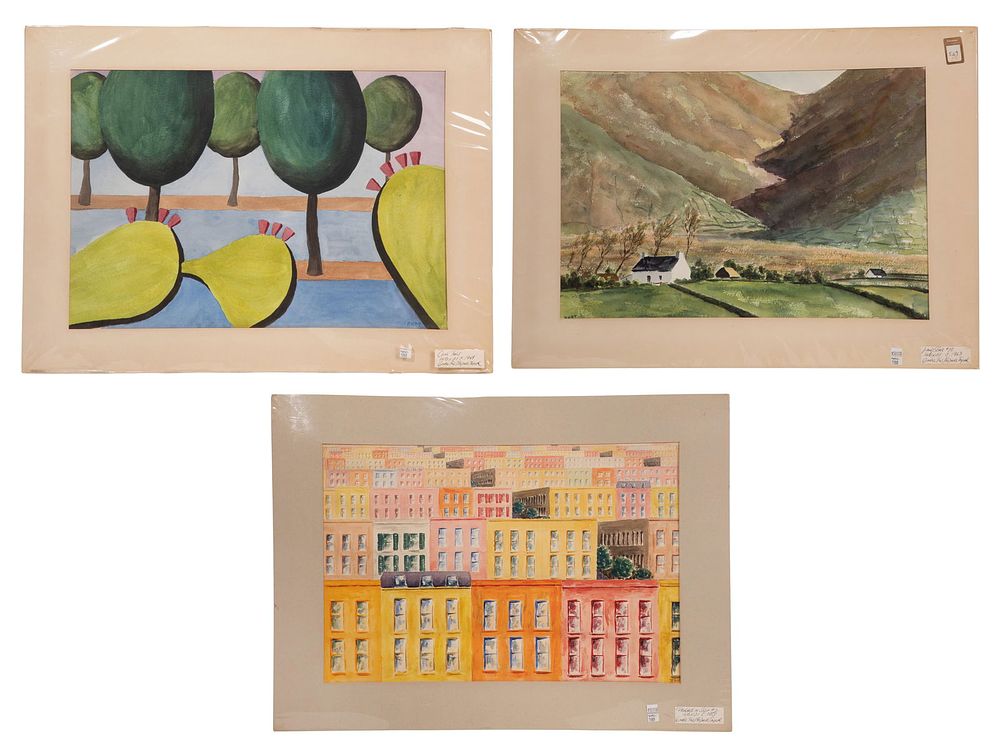 Lot 217: Richard Harold Redvers Taylor (English, 1900-1975) Watercolor Assortment