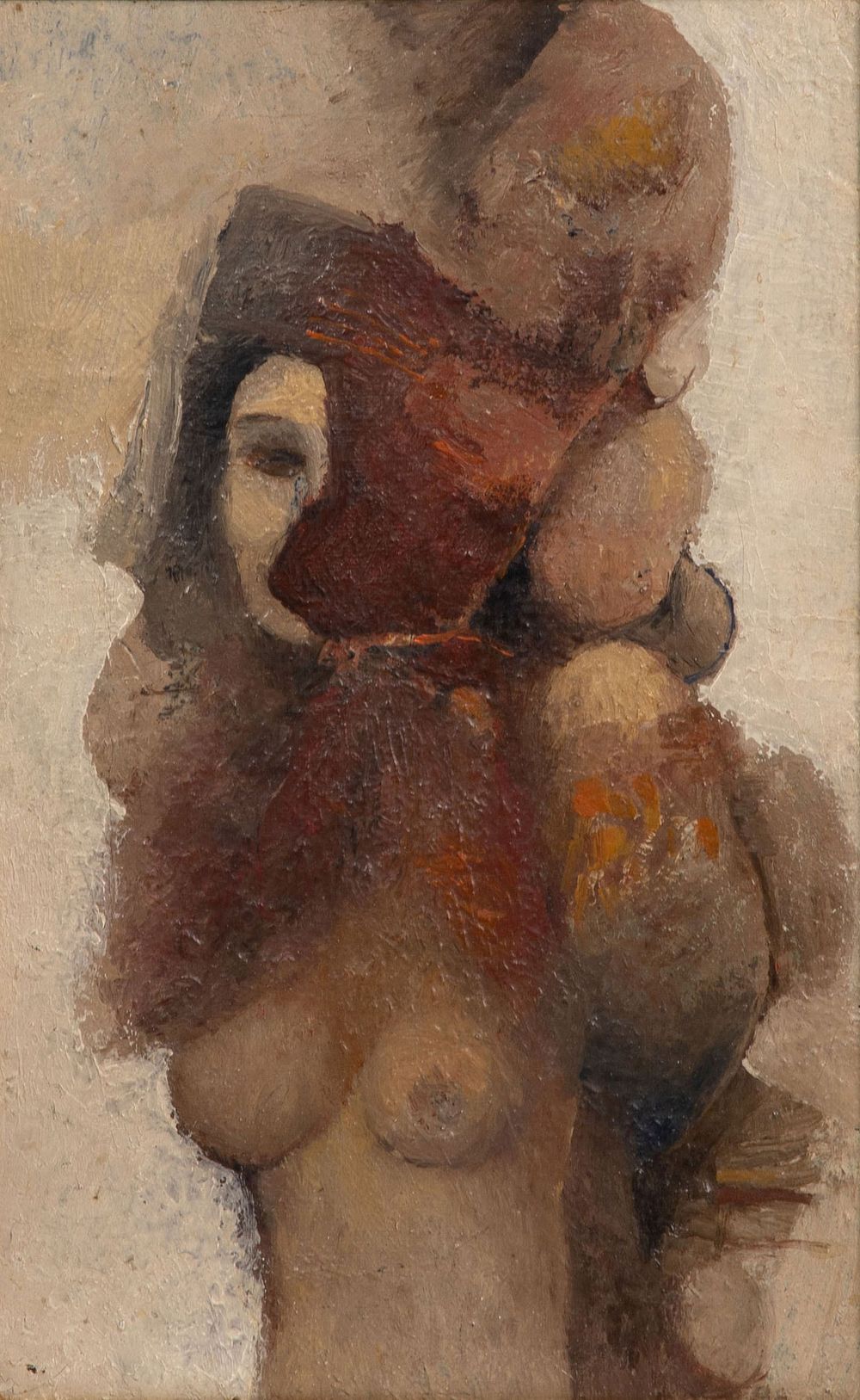 Lot 222: Attributed to A. Brusilovski (Yugoslavian, b.1932) Oil on Canvas