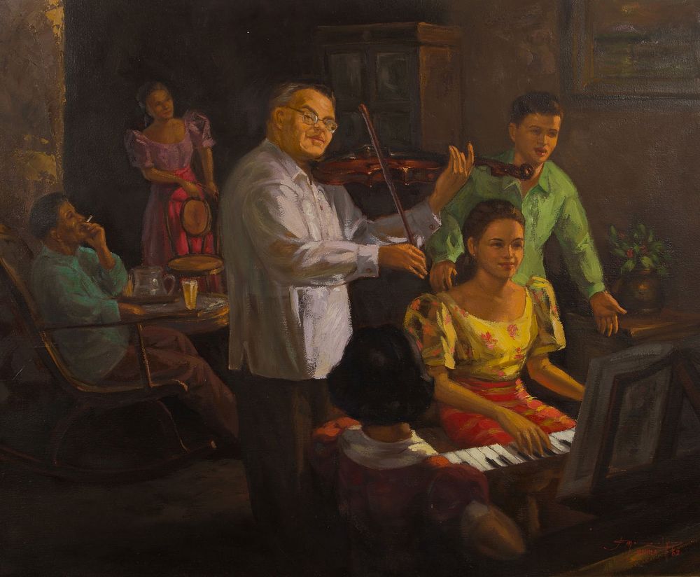 Lot 245: Unknown Artist (Filipino, 20th Century) Oil on Canvas
