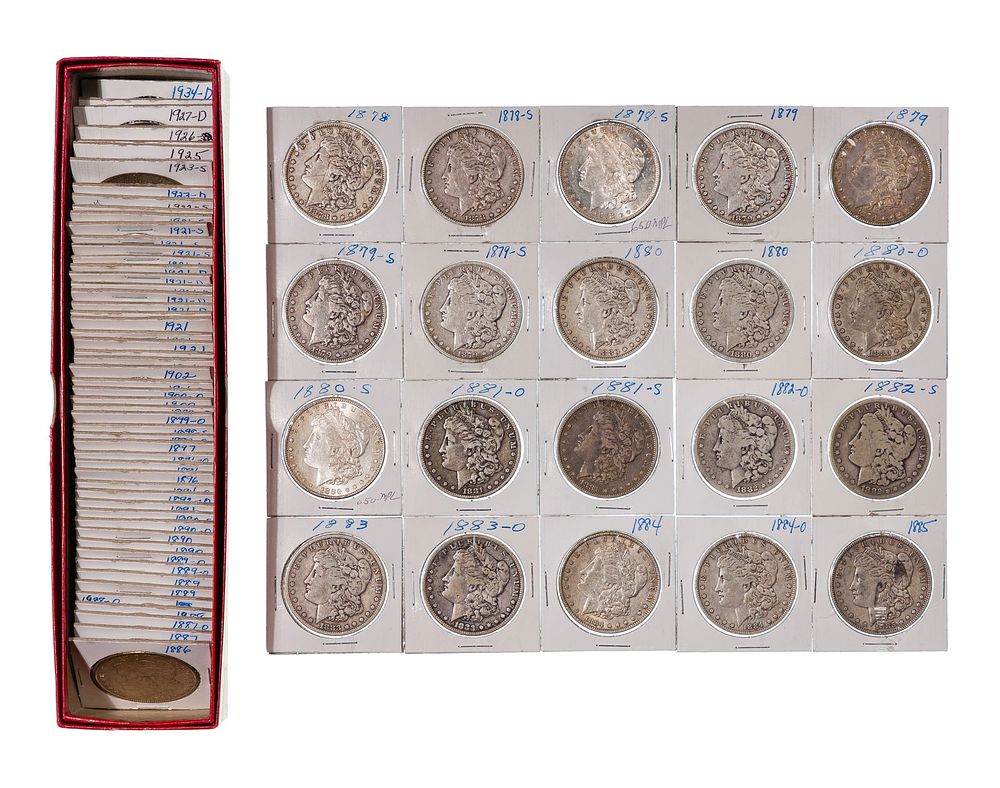 Lot 253: Morgan and Peace $1 Assortment