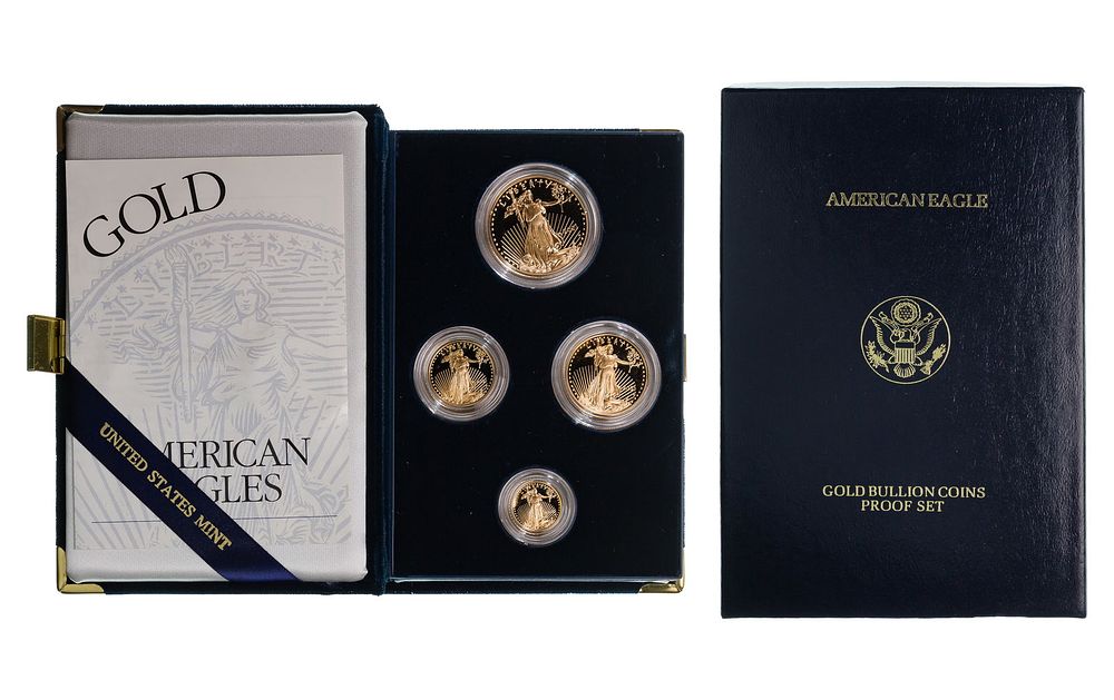Lot 269: American Eagle Gold Bullion Proof Set