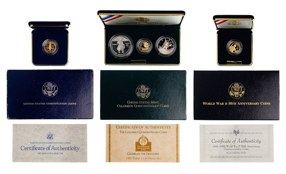 Lot 275: US Mint Commemorative Proof Sets