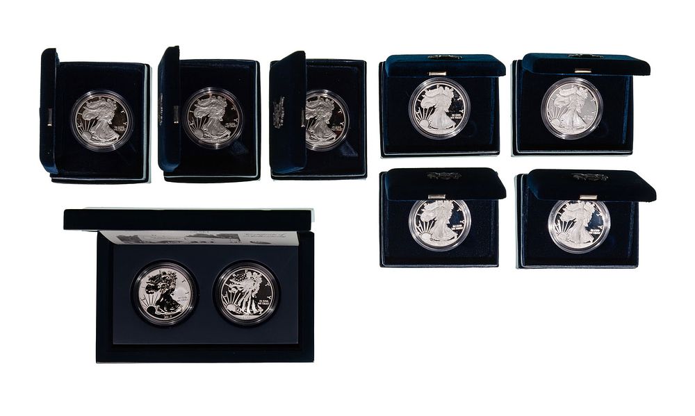 Lot 279: American Eagle Bullion Coin Assortment
