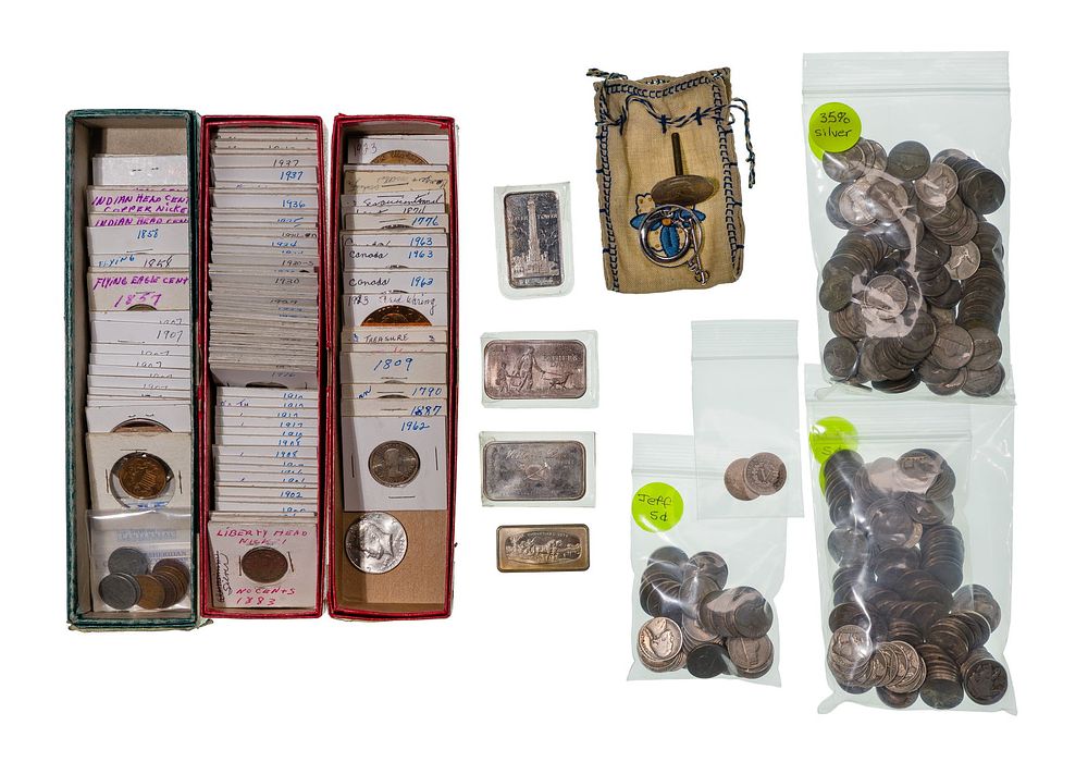 Lot 295: Silver and World Coin Assortment