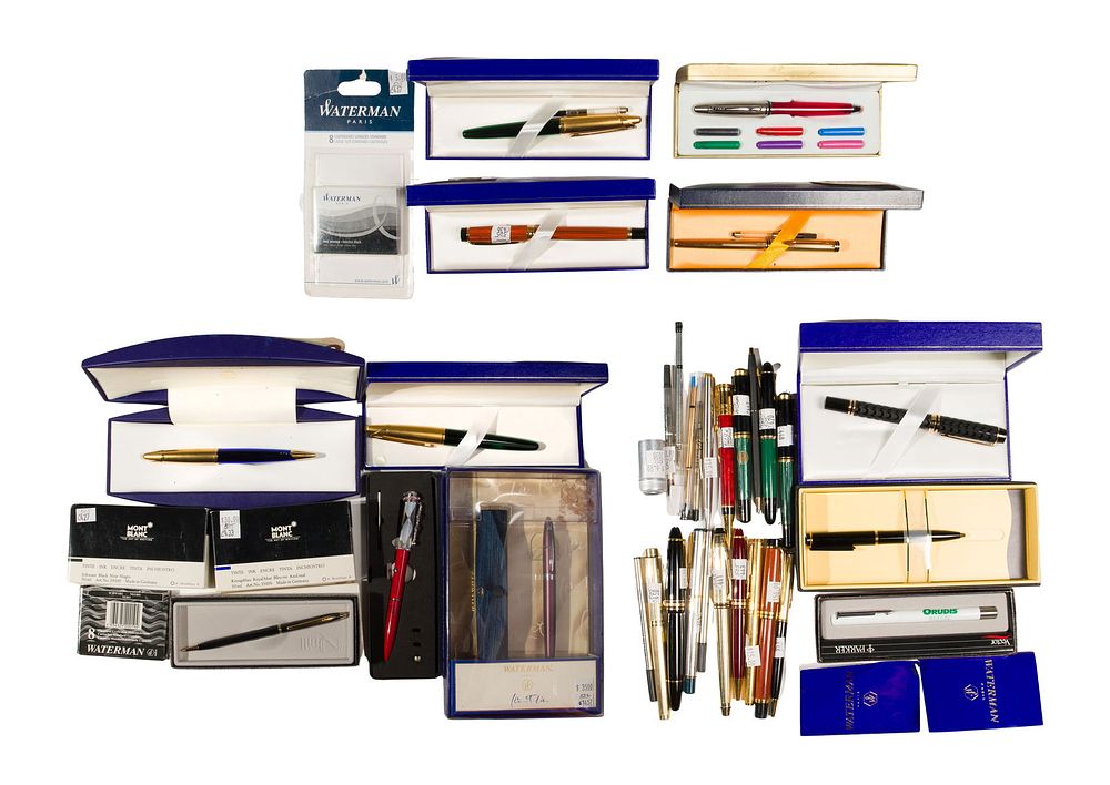 Lot 327: Mont Blanc, Waterman Pen Assortment