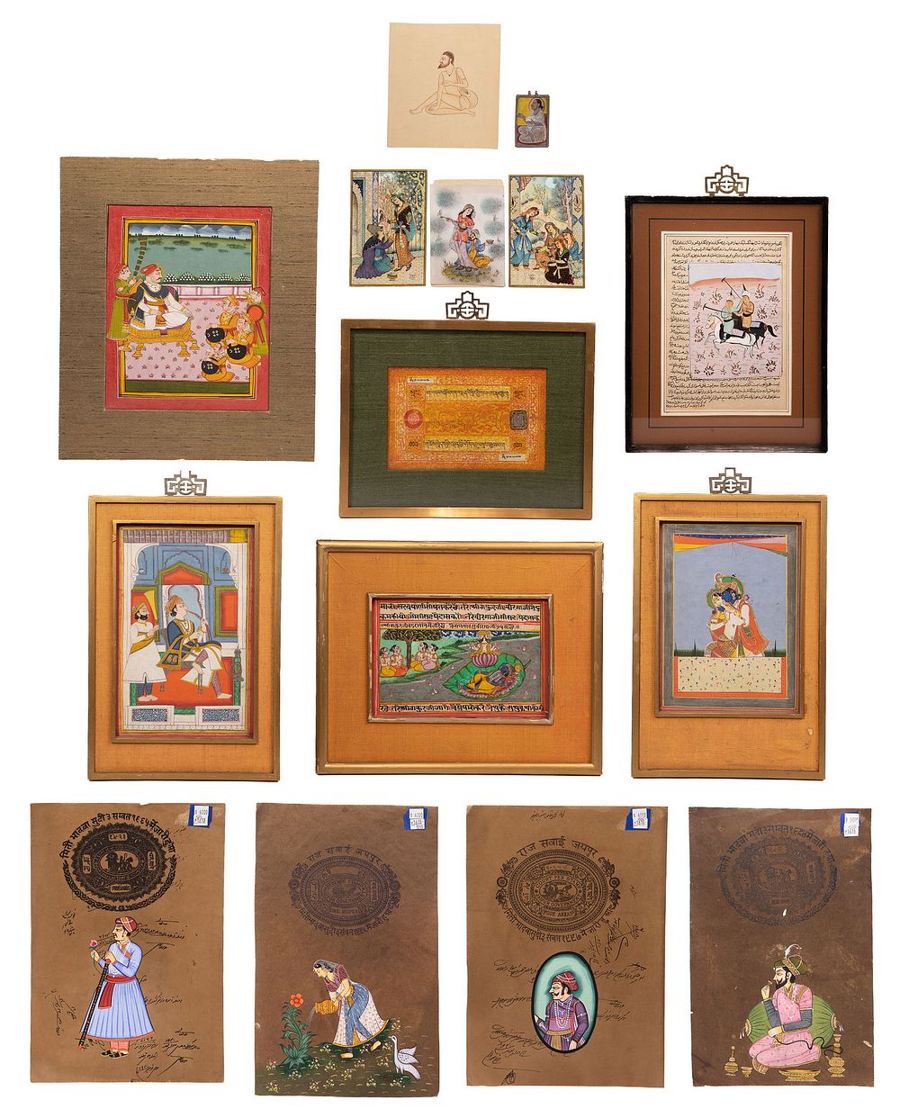 Lot 353: Indian Hindu Painting and Print Assortment