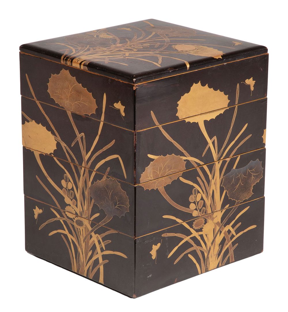 Lot 356: Japanese Lacquer Jabako Box