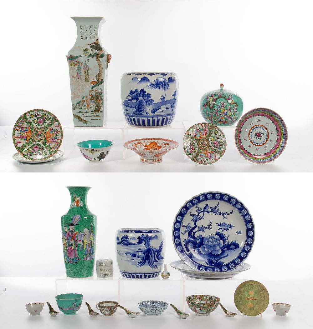 Lot 357: Chinese Porcelain Assortment