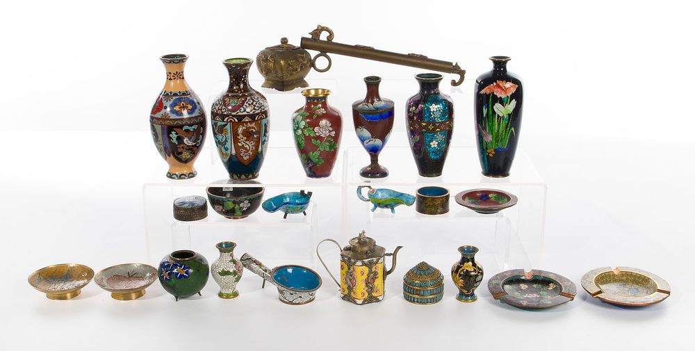 Lot 359: Asian Cloisonne Assortment