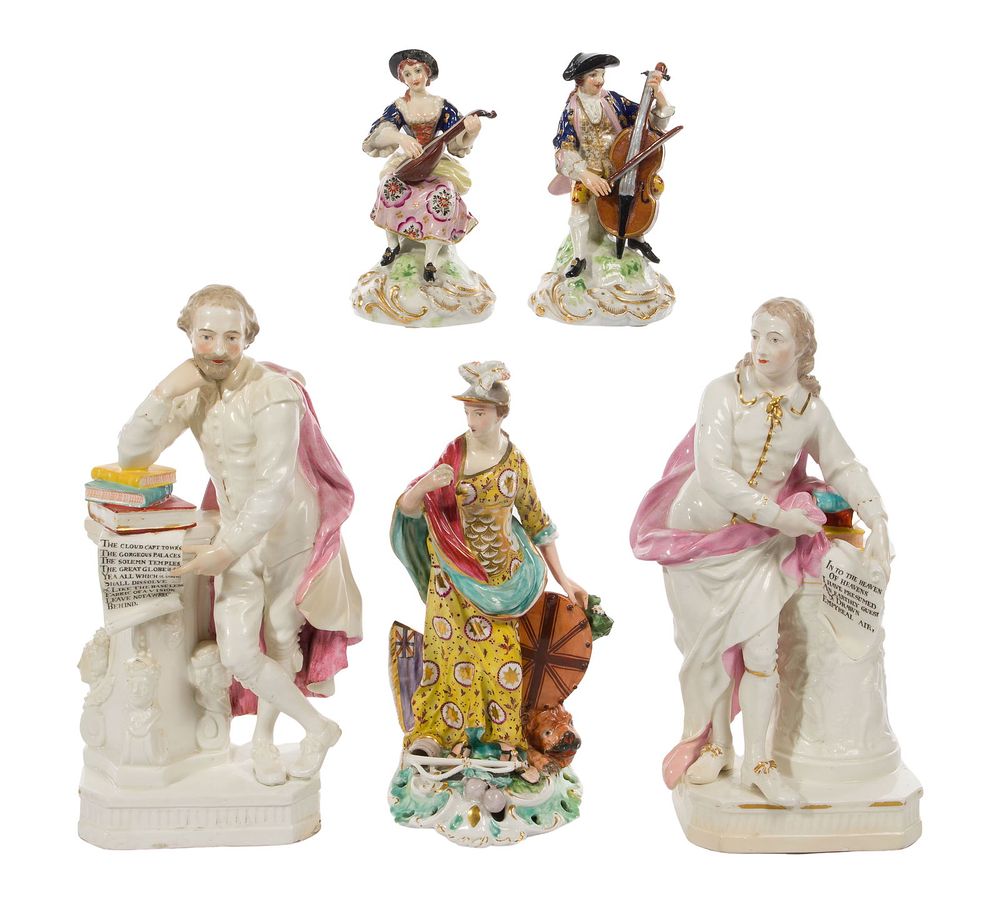 Lot 373: Royal Crown Derby Porcelain Figurine Assortment