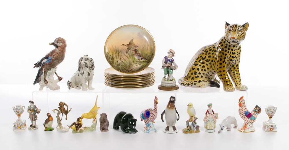 Lot 398: Royal Doulton for Tiffany & Co. Duck Plate Assortment