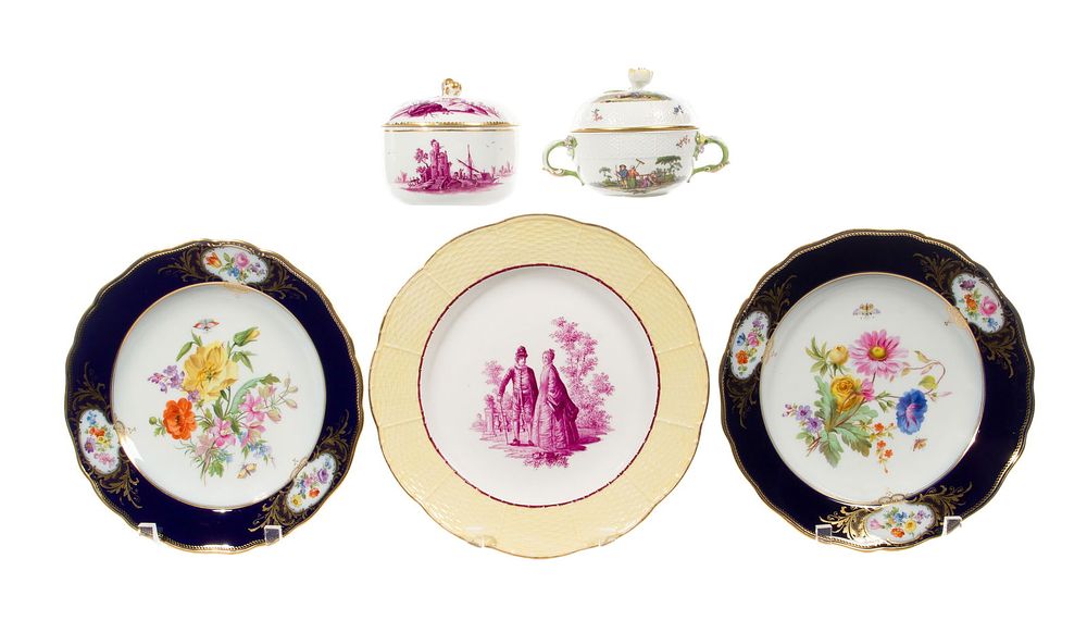 Lot 415: Meissen Porcelain Assortment