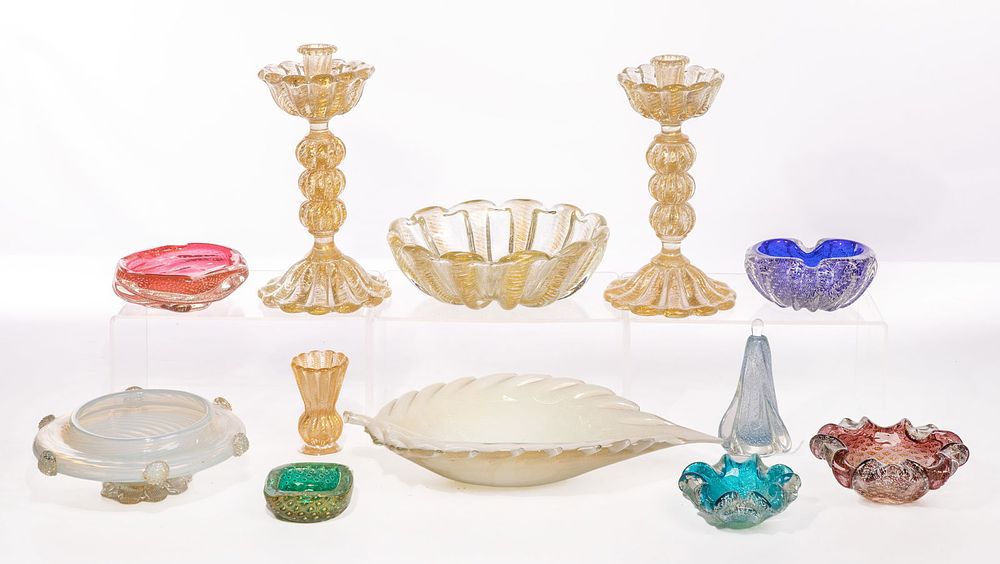 Lot 418: Murano Art Glass Assortment