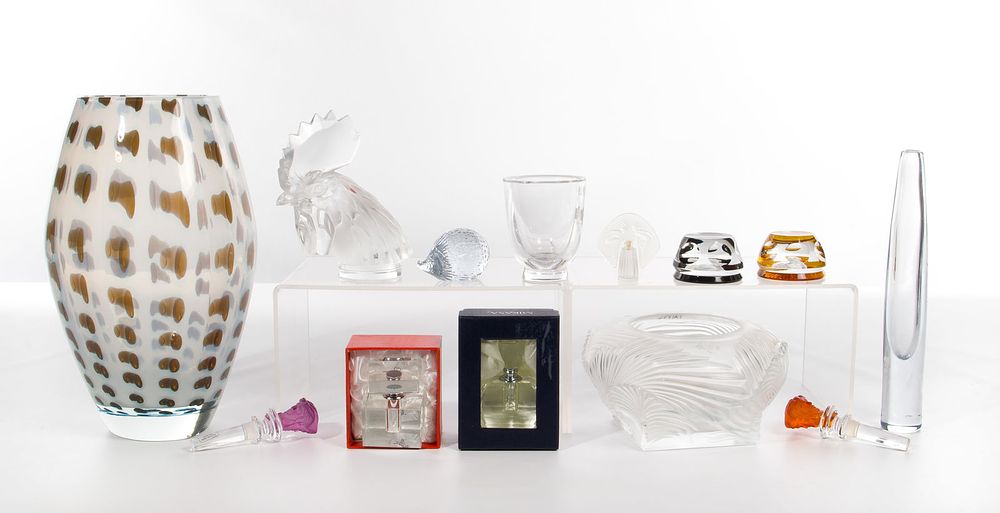 Lot 427: Lalique, Baccarat and Waterford Crystal Assortment