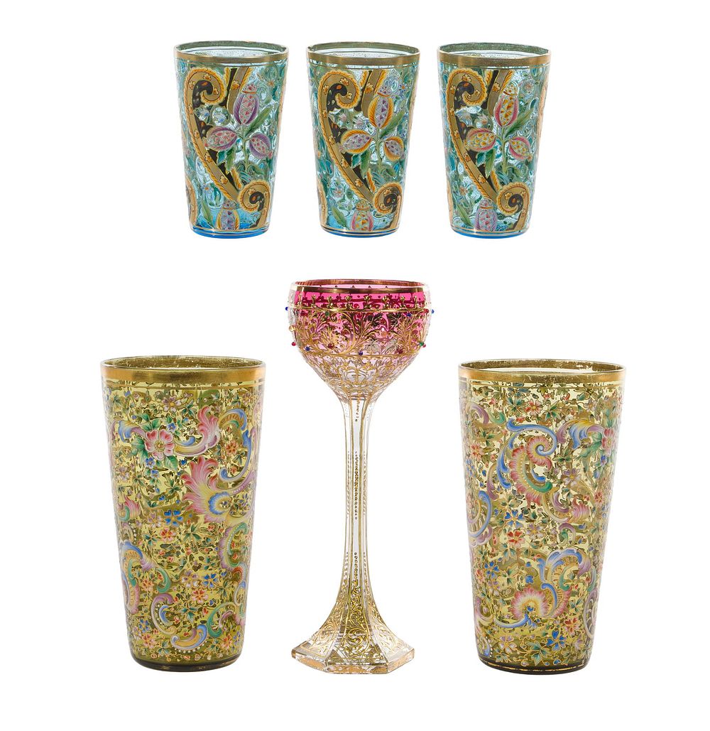 Lot 435: Moser Glass Assortment
